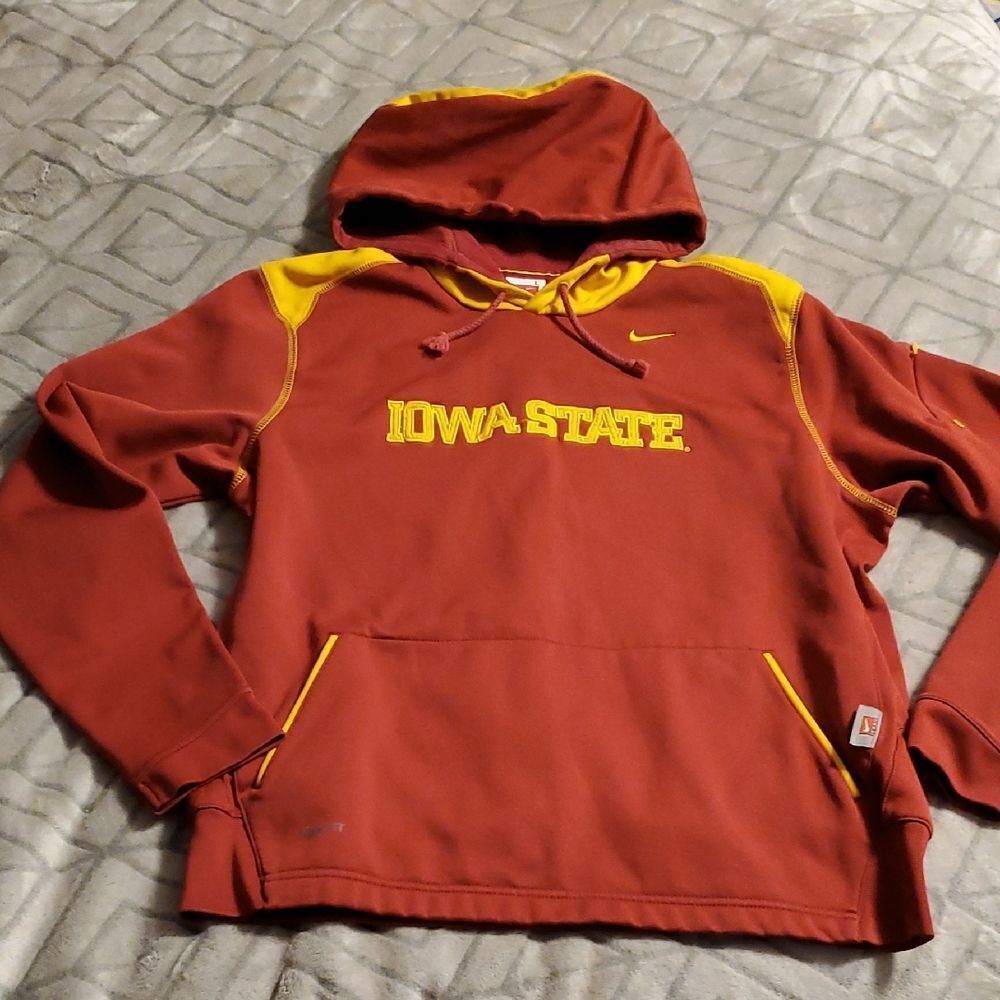 Iowa State Cyclones Football Nike Team Issued‎ Hoodie ThermaFit